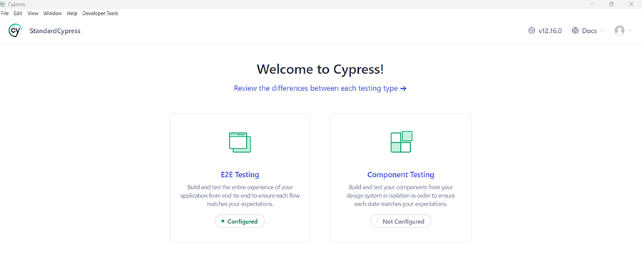 Cypress launchpad