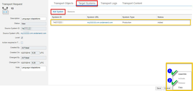 C4HANA Assemble function