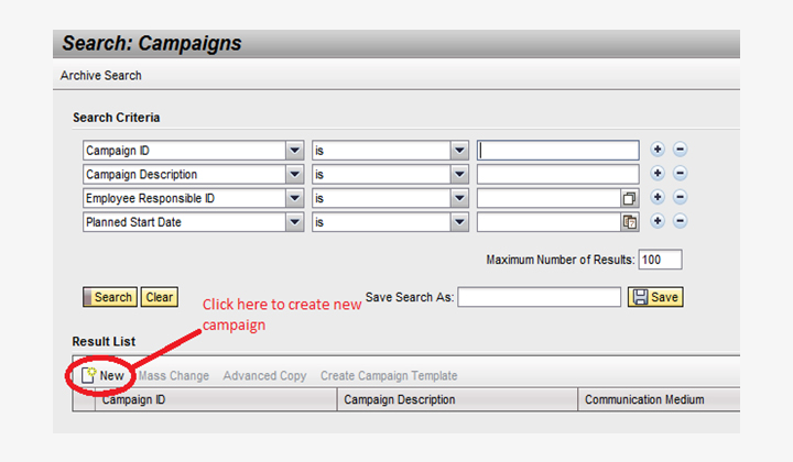 Campaign automation user interface