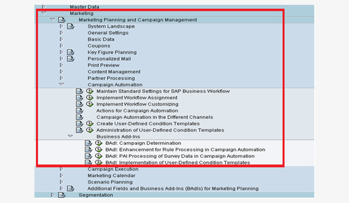 Customization steps automation