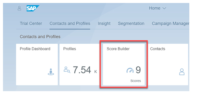 Score Builder application