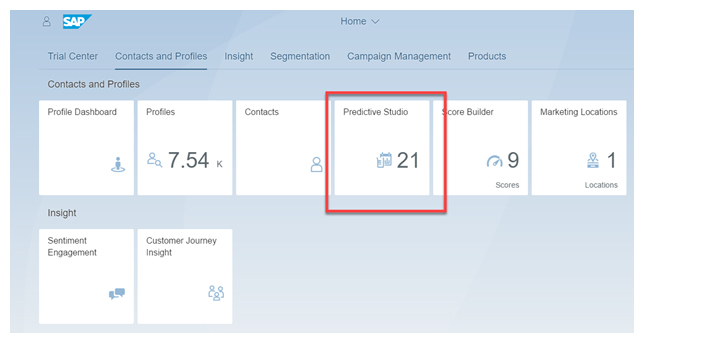 Predictive model in Hybris Marketing 