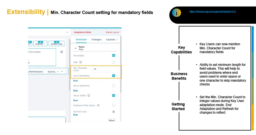 Min. Count Setting for Mandatory fields