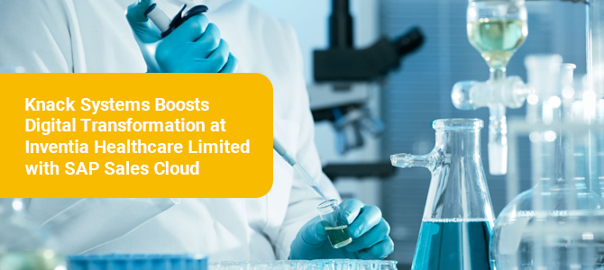 Go-Live News: Knack Systems Boosts Digital Transformation at Inventia Healthcare Limited with SAP Sales Cloud