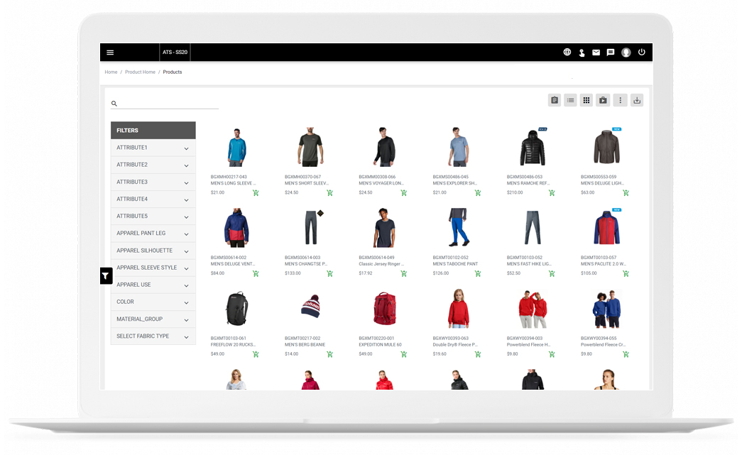 Software for Apperal and Fashion B2B wholesalers